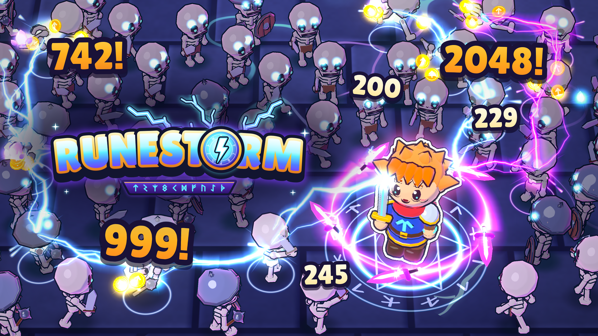 Arte da capa de Runestorm
