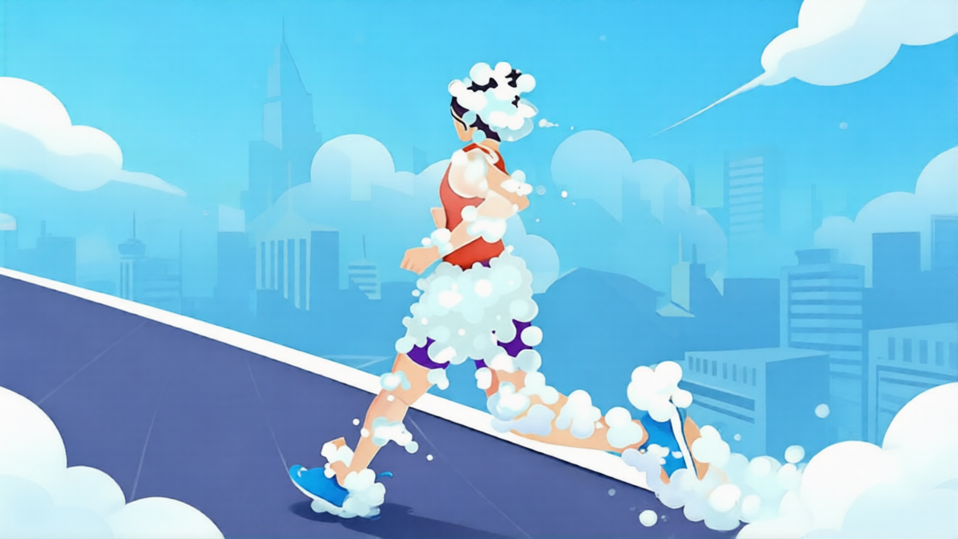 Imagen de portada de Running In Foam