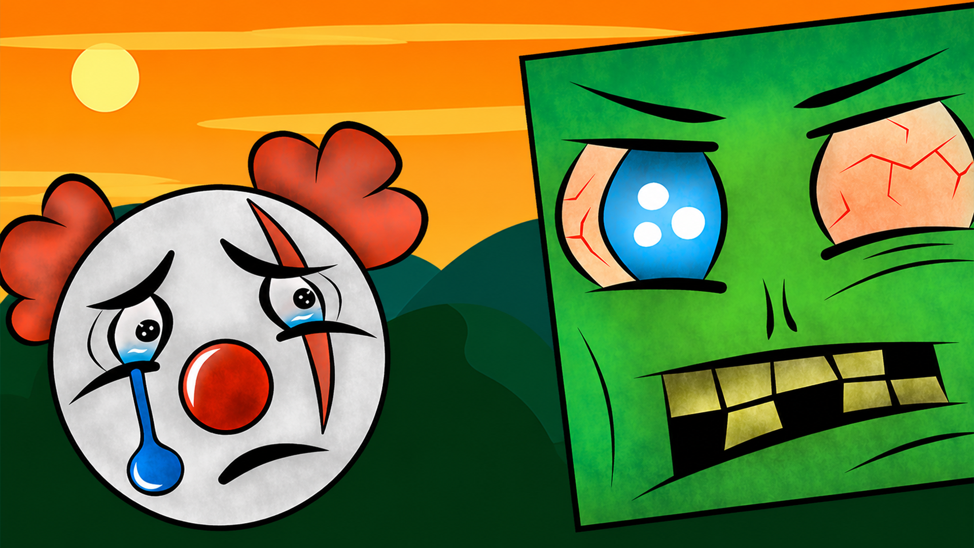 Sad Ball Clown: Zombies Attack