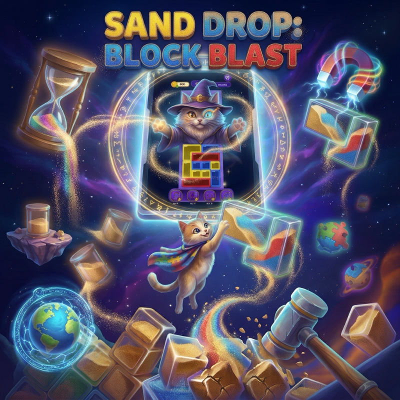 Sand Drop : Block Blast Puzzle