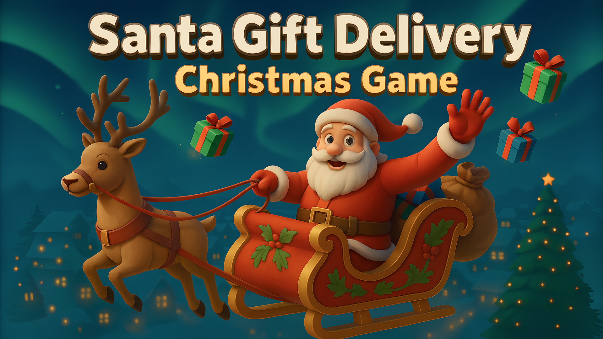 Copertina di Santa Gift Delivery Christmas Game