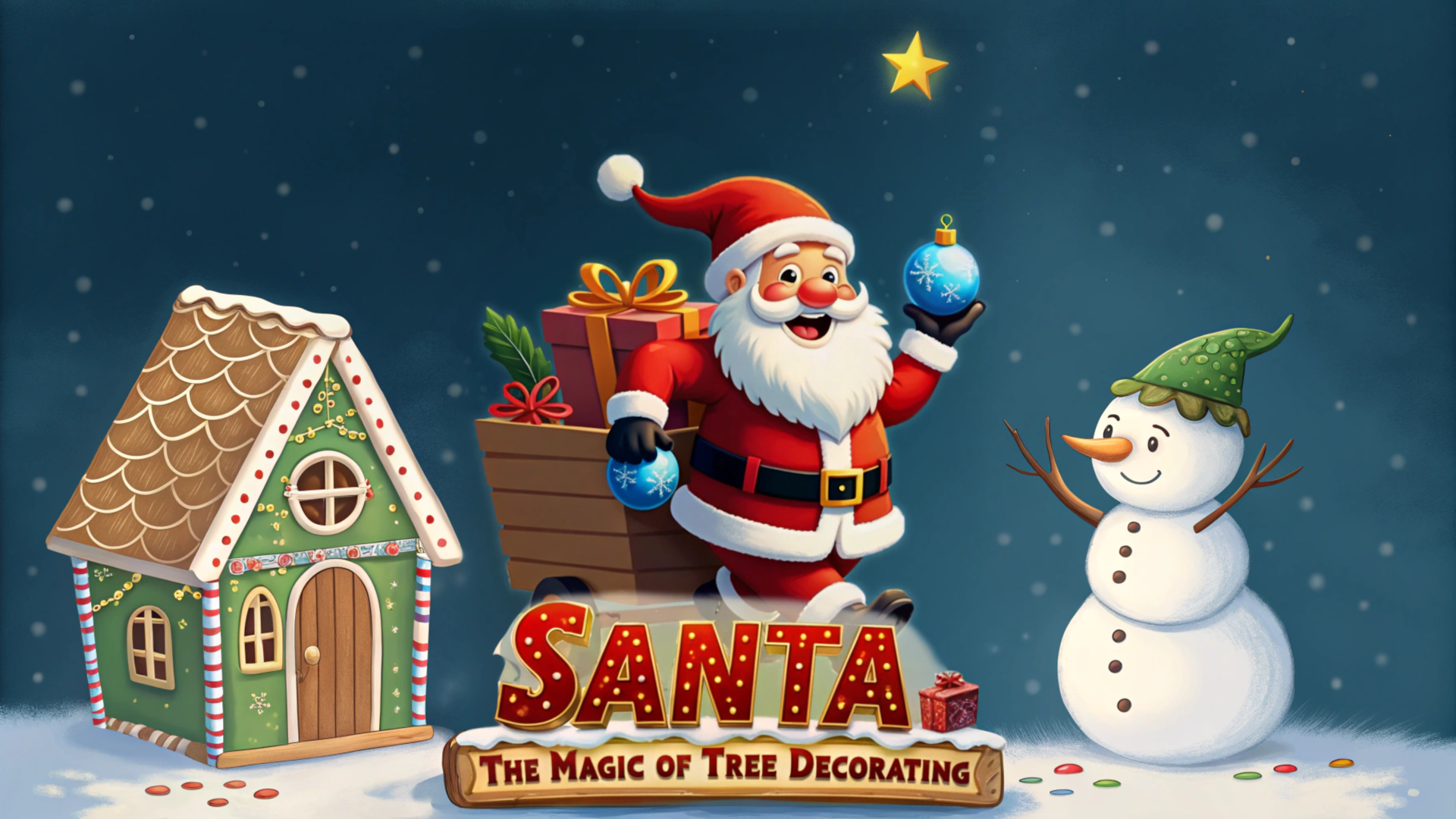 Santa: The Magic of Tree Decorating cover art
