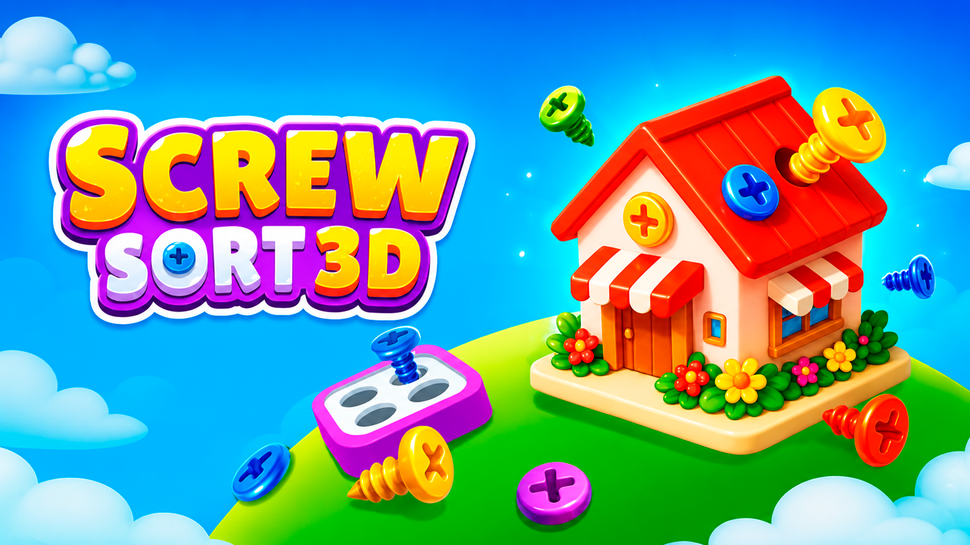 Screw Sort 3D