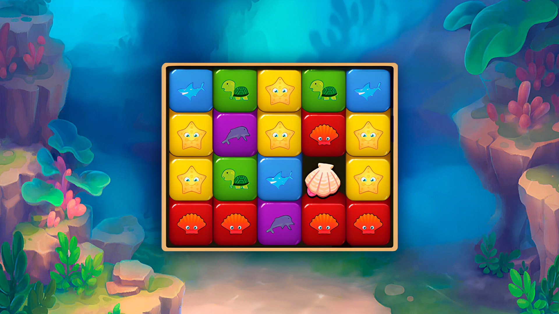 Sea Legends - Match 3 gameplay screenshot 1