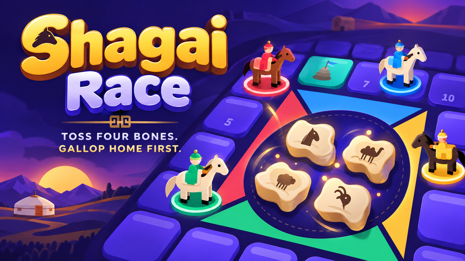 Shagai Race kapak resmi