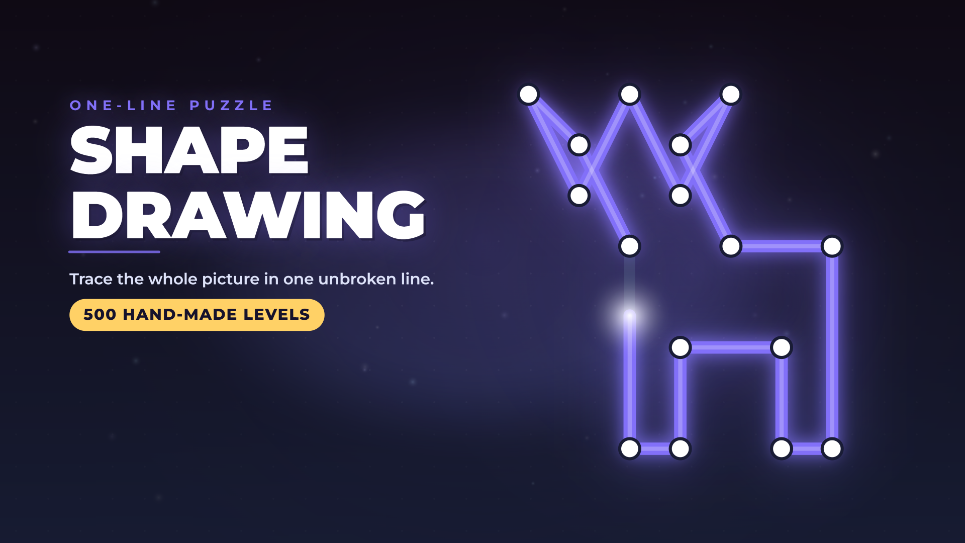 Imagen de portada de Shape Drawing: One Line Puzzle