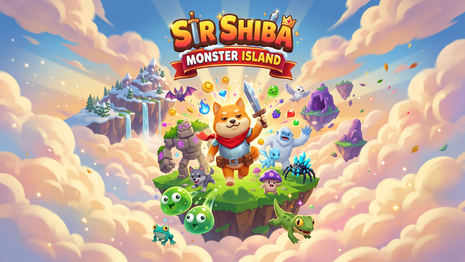 Sir Shiba: Monster Island kapak resmi