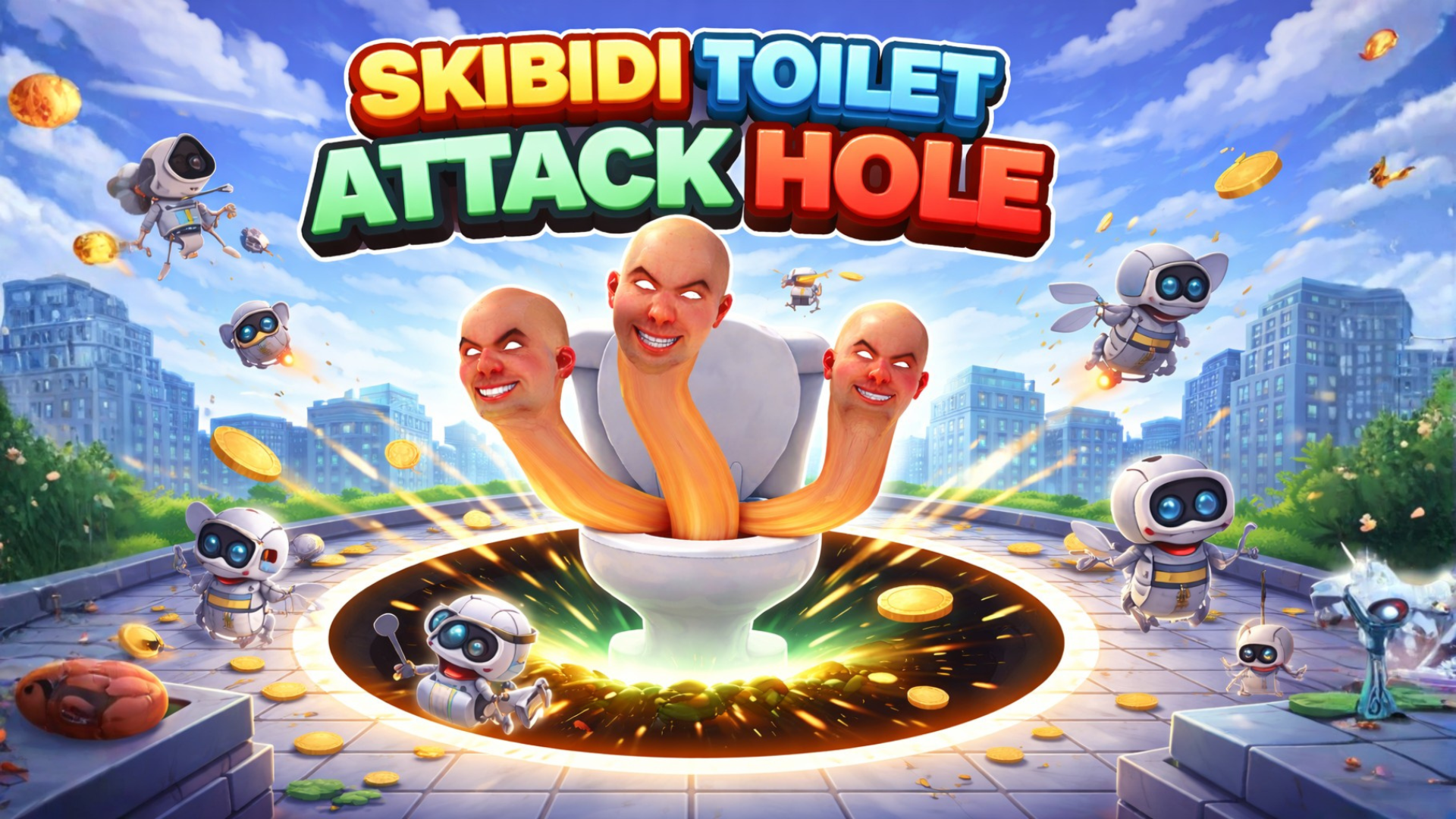 Copertina di Skibidi Toilet: Attack Hole