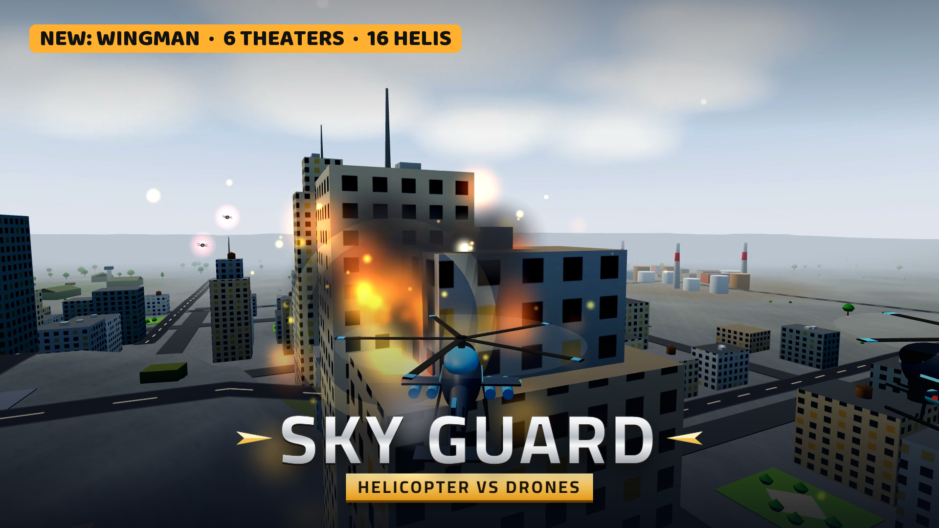 Sky Guard: Helicopter VS Drones cover art
