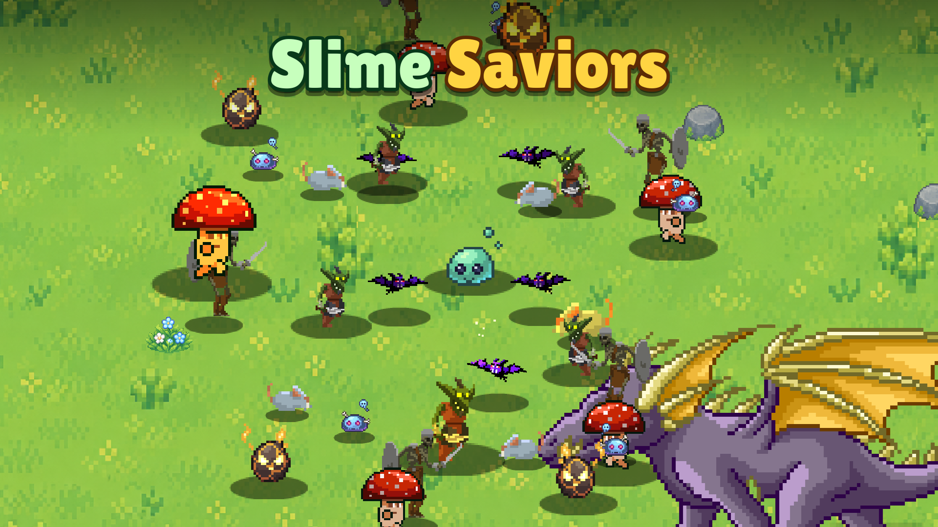 Arte da capa de Slime Saviors