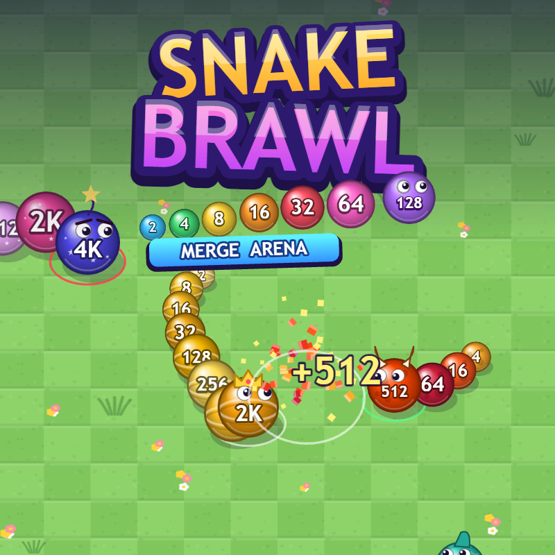 Snake Brawl: Merge Arena