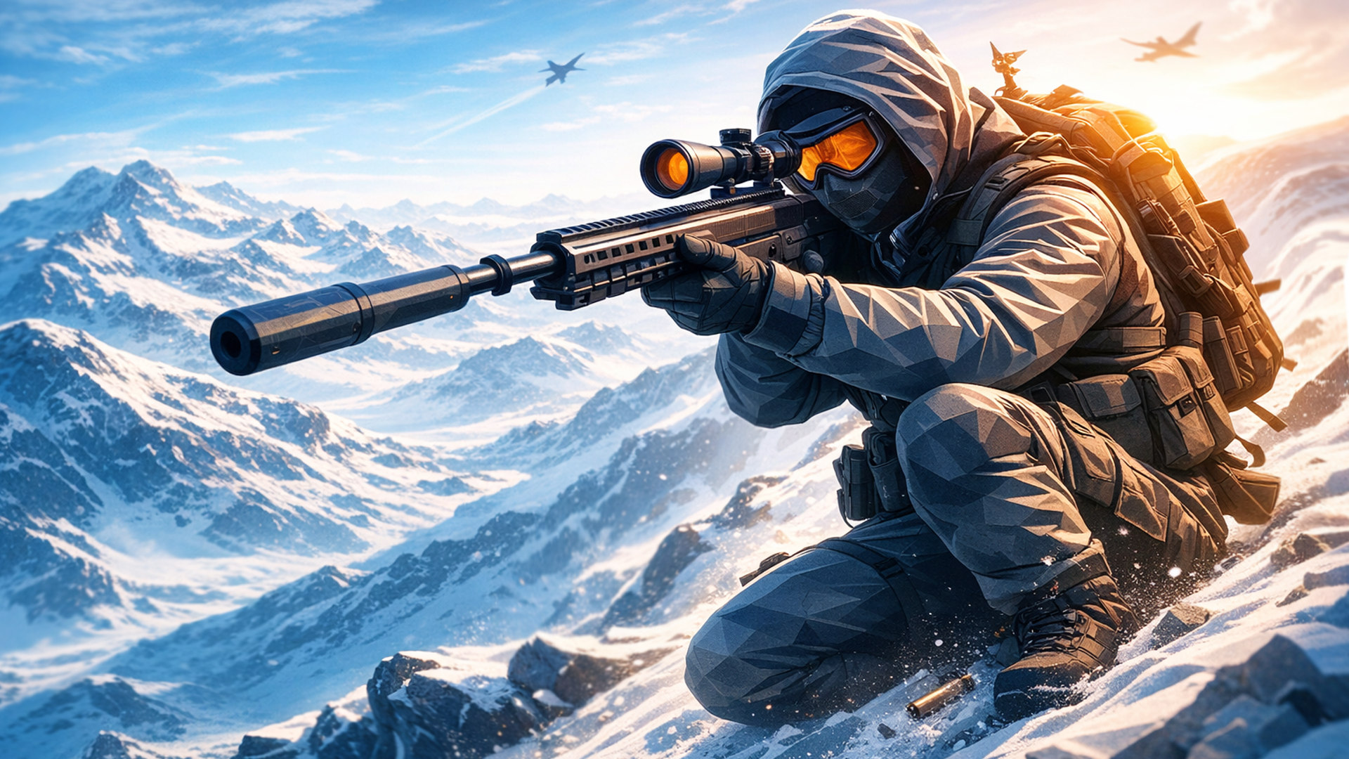 Arte da capa de Sniper - Desert Storm