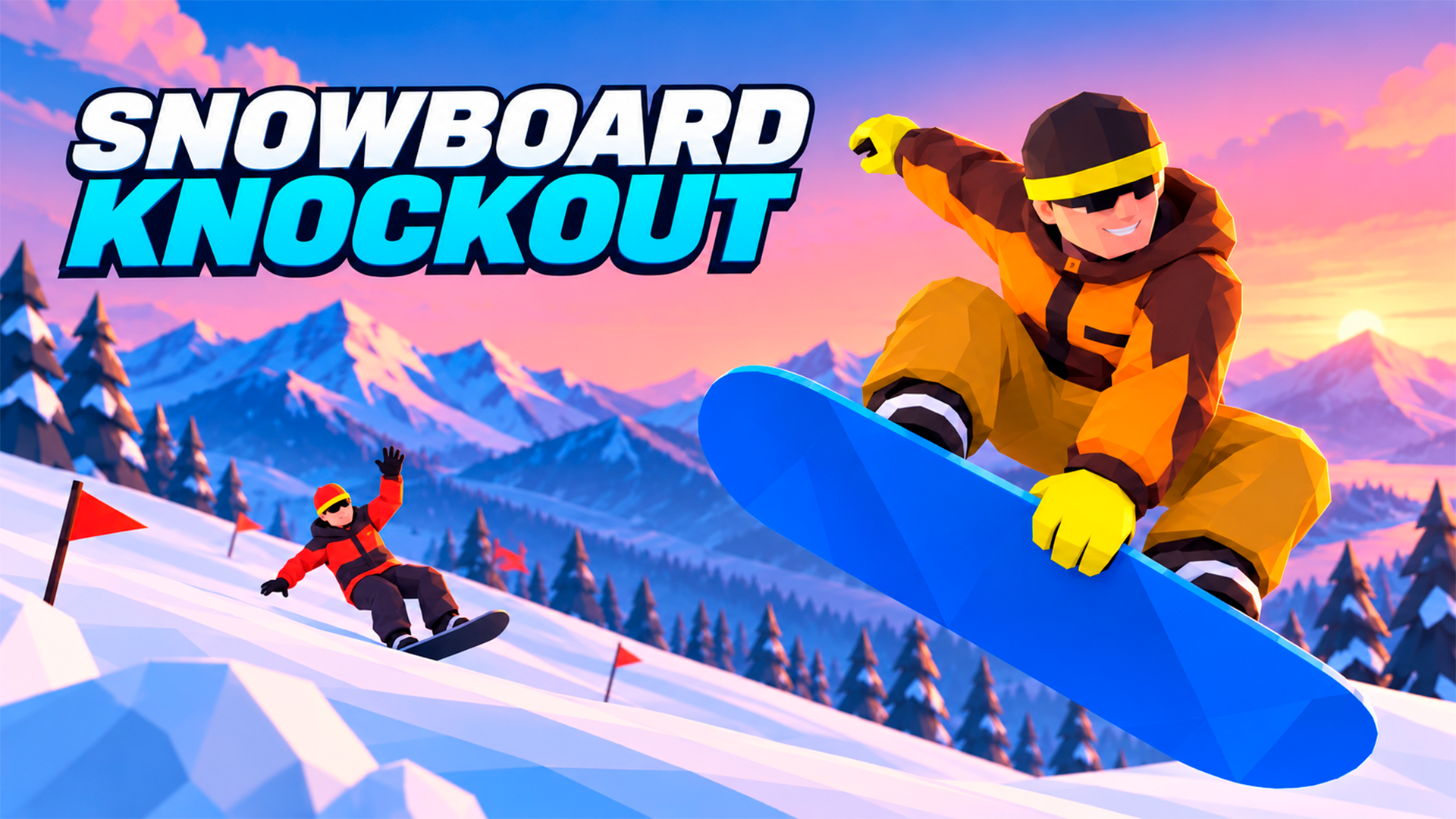 Snowboard Knockout: Race Game