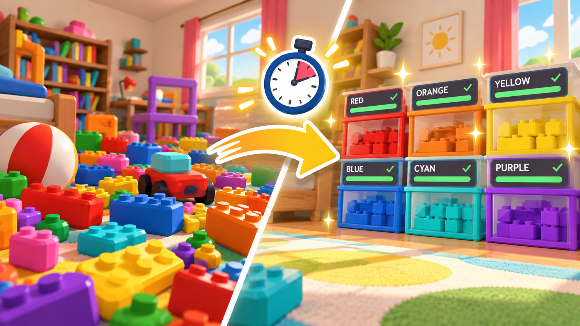 Sort The Bricks!
