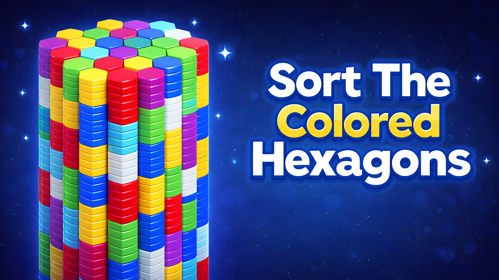 Imagen de portada de Sort The Colored Hexagons