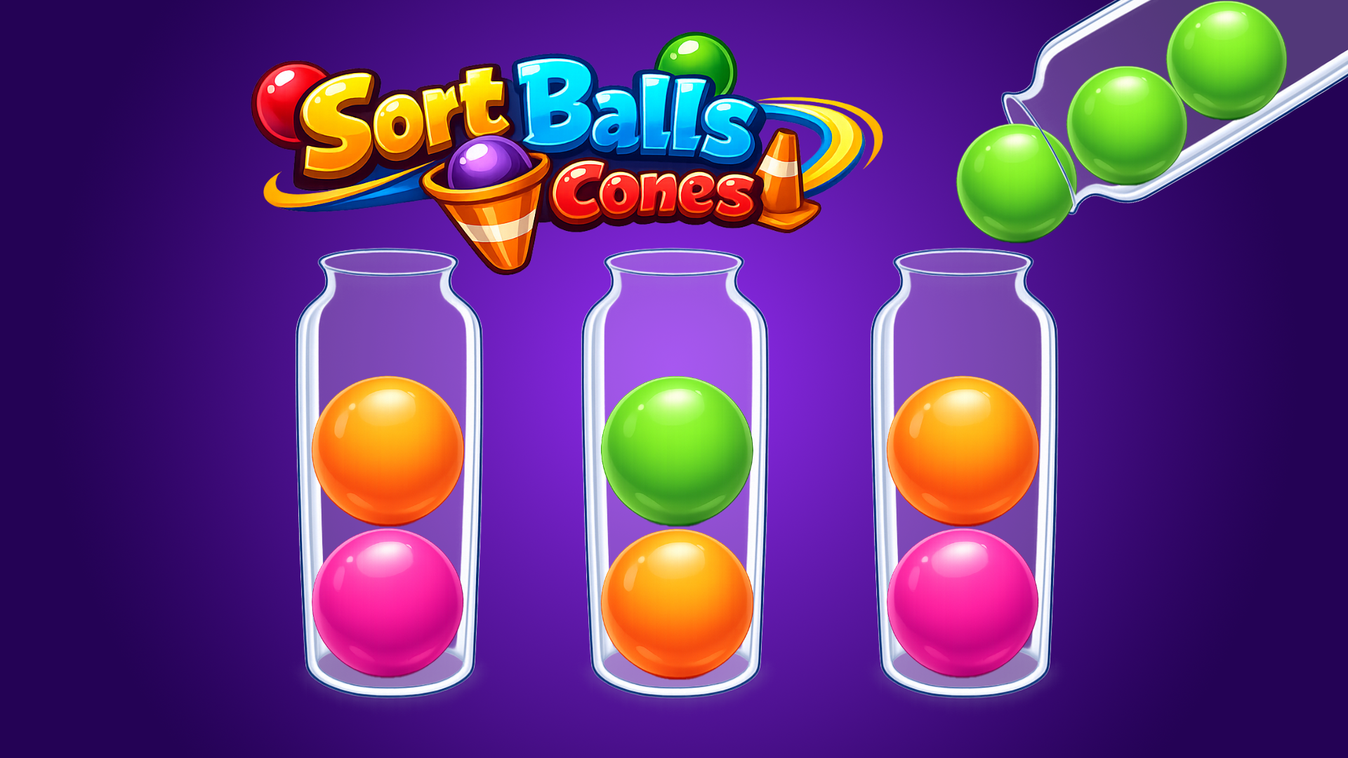 Gambar sampul SortBalls Cones