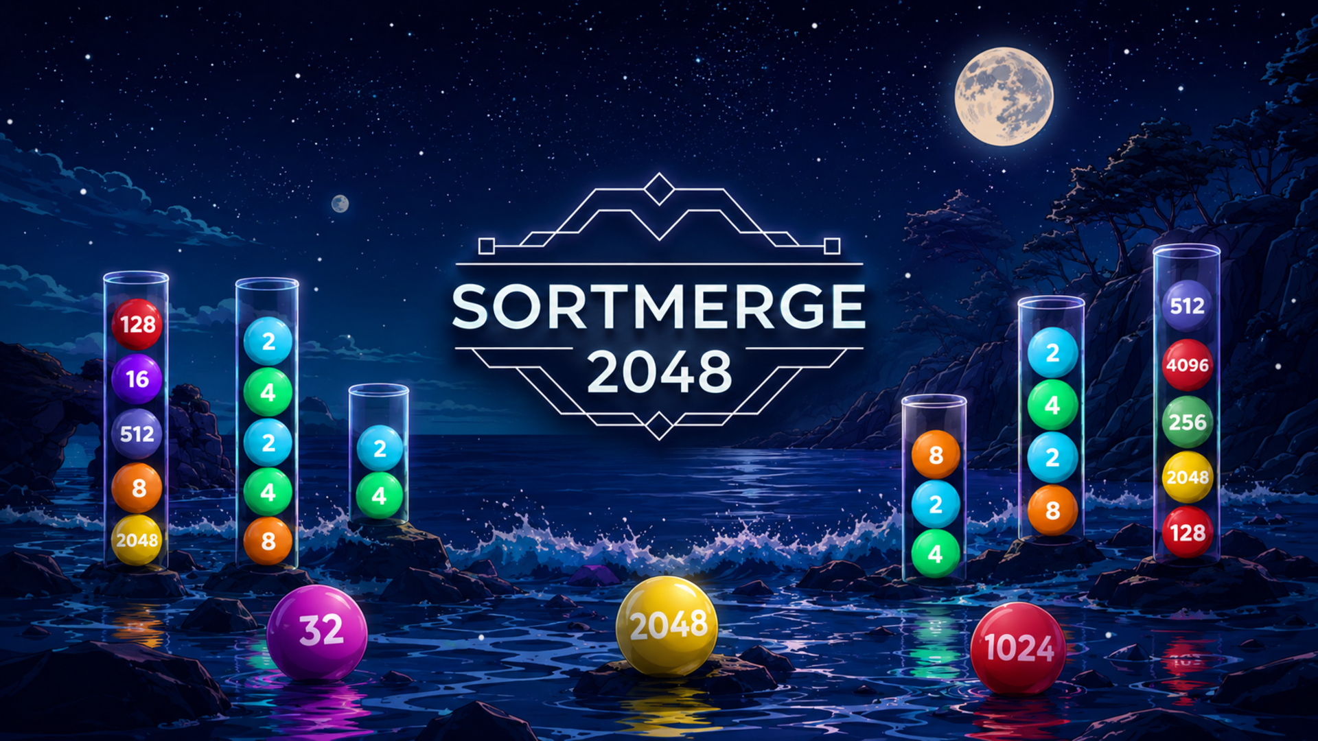 SORTMERGE 2048 cover art