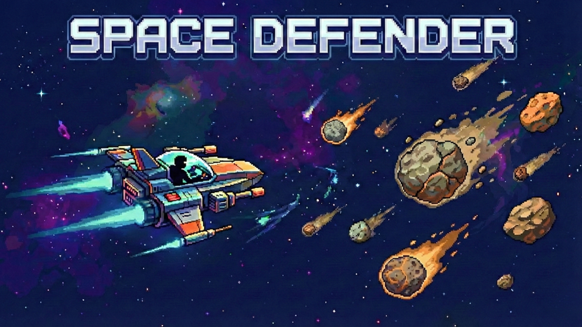 Space Defender kapak resmi
