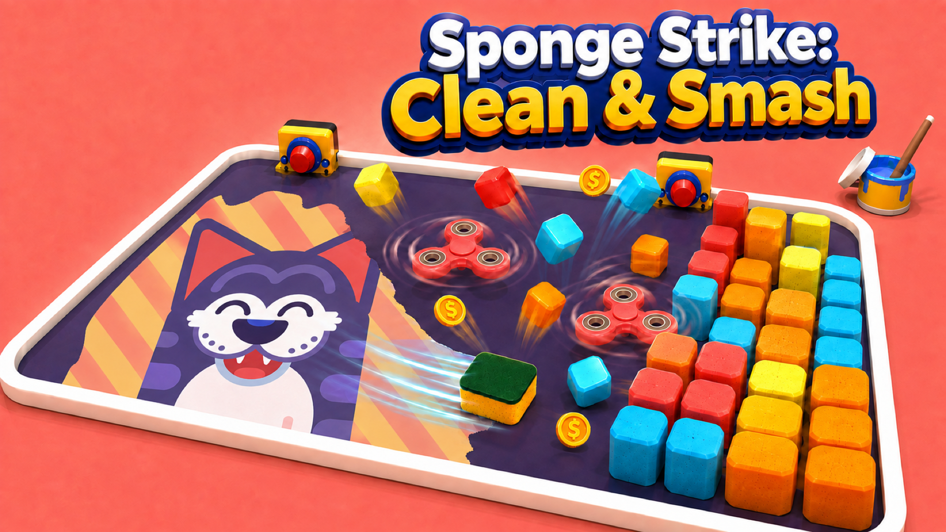 Sponge Strike: Clean & Smash kapak resmi