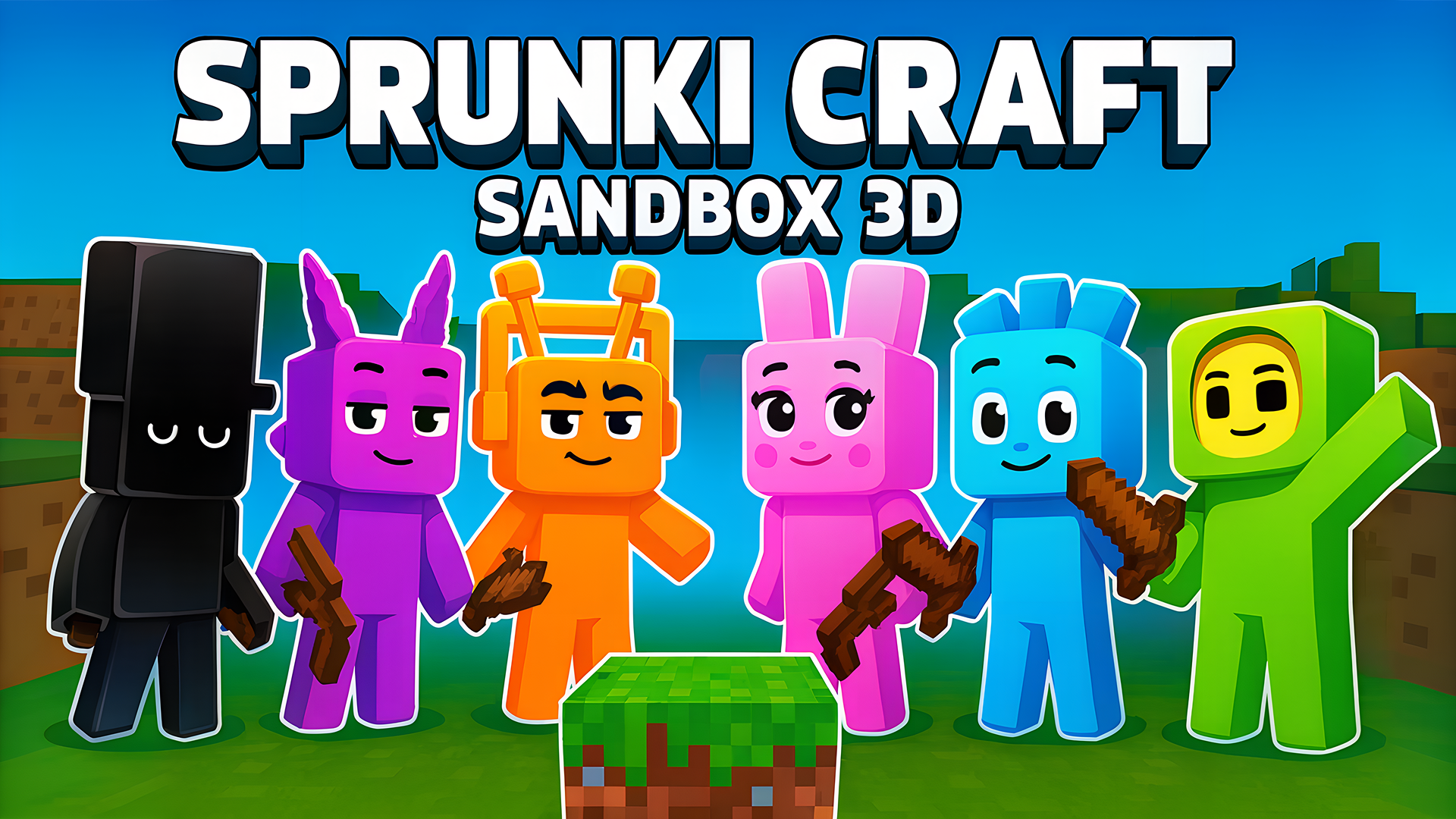 Sprunki Craft - Sandbox 3D game thumbnail