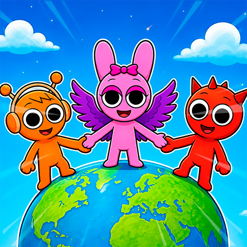 Sprunki World Online RP - Play with Friends!