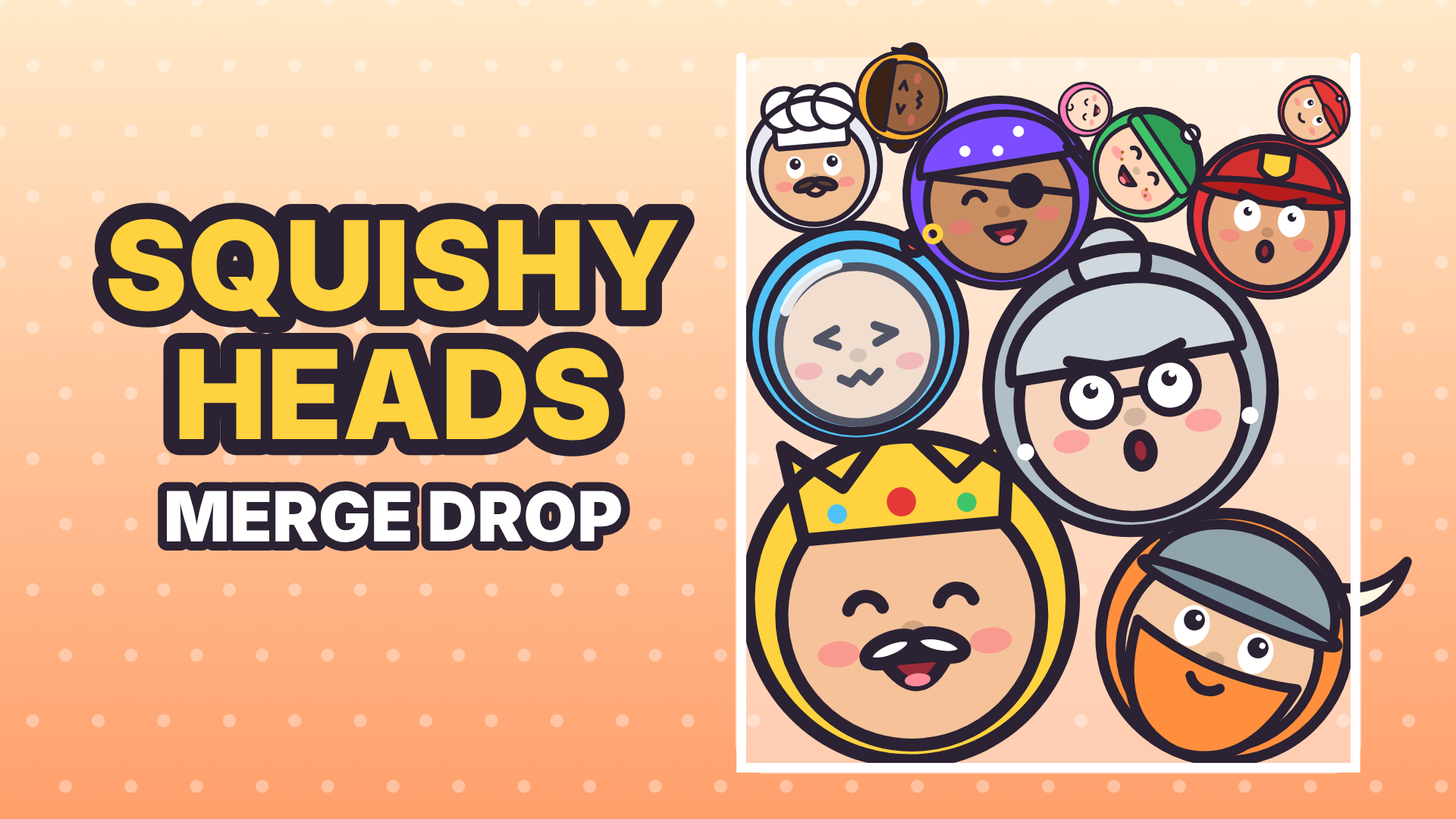 Visuel de Squishy Heads: Merge Drop