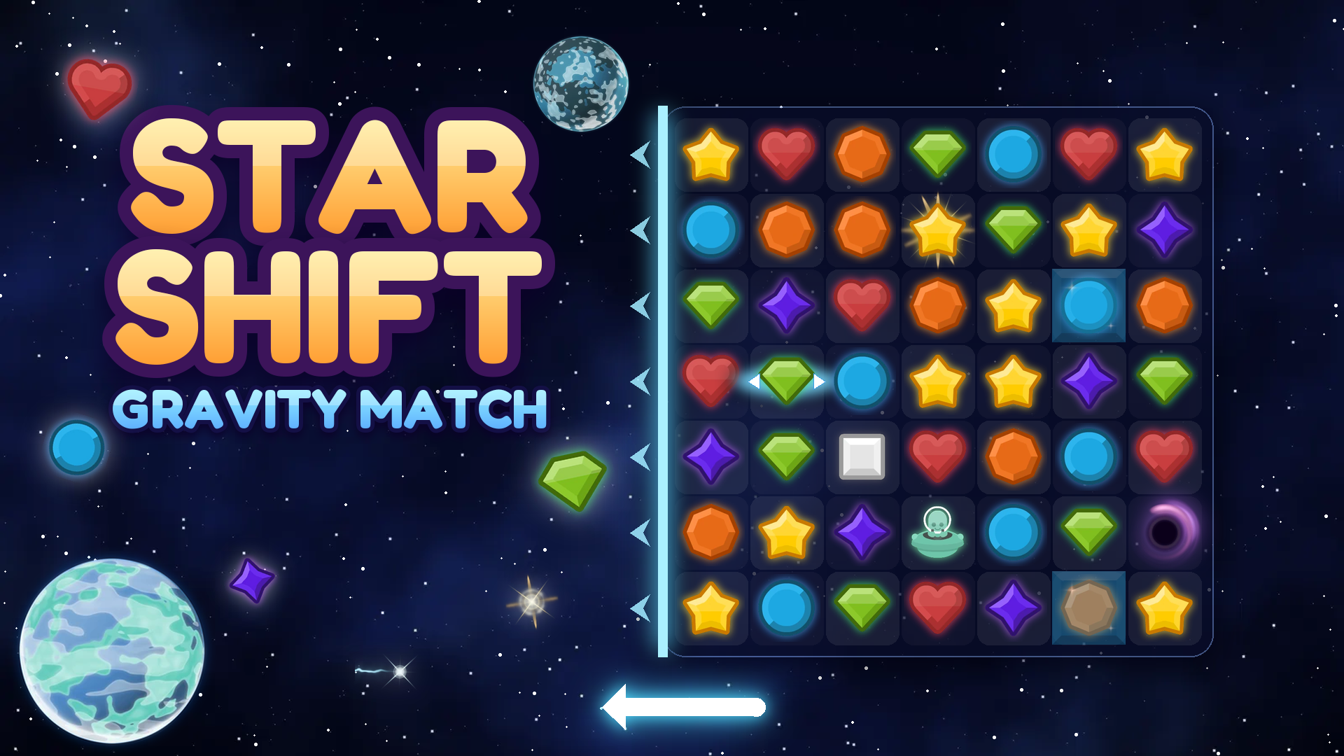Star Shift: Gravity Match