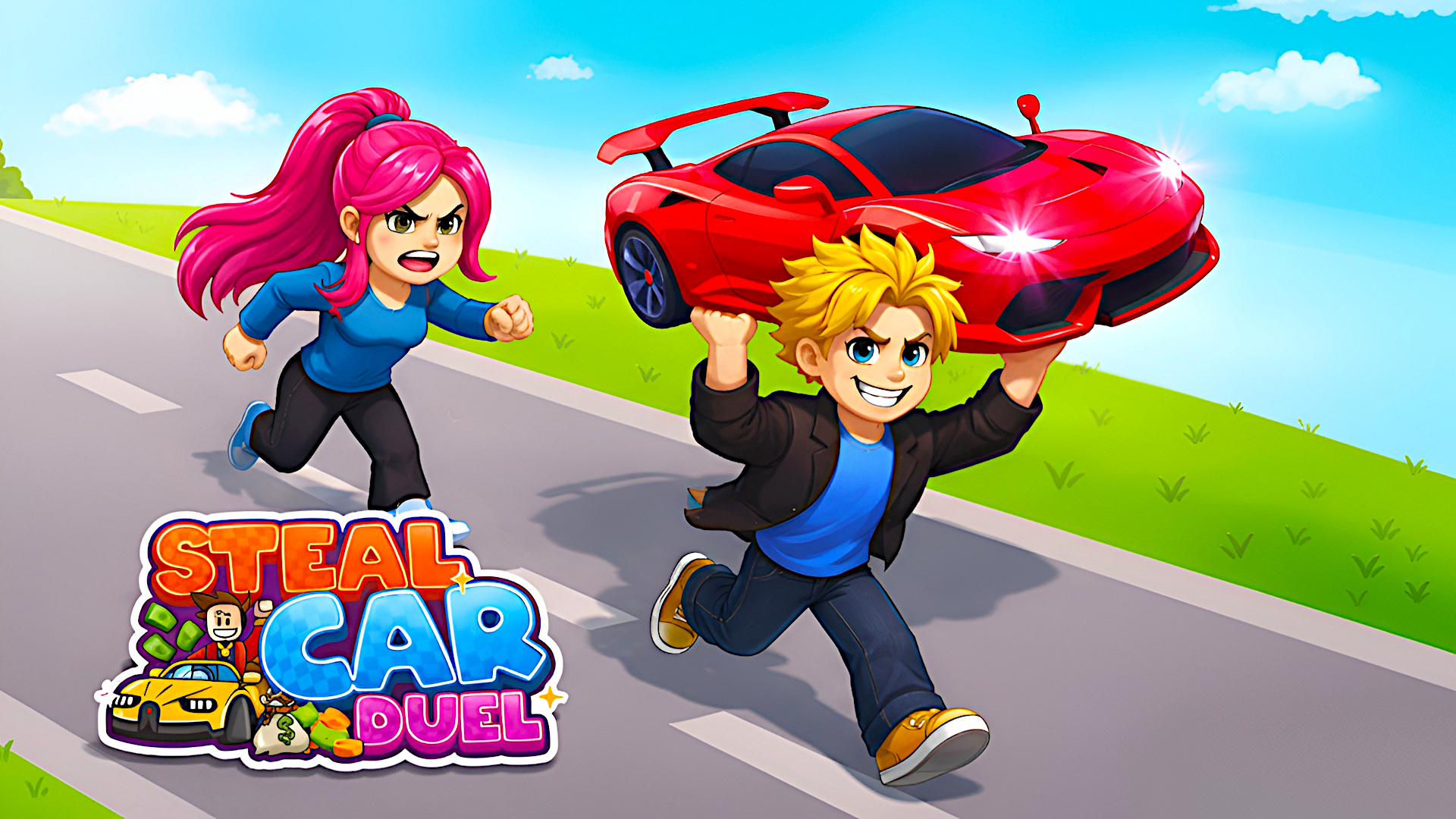 Steal Car Duel game artwork