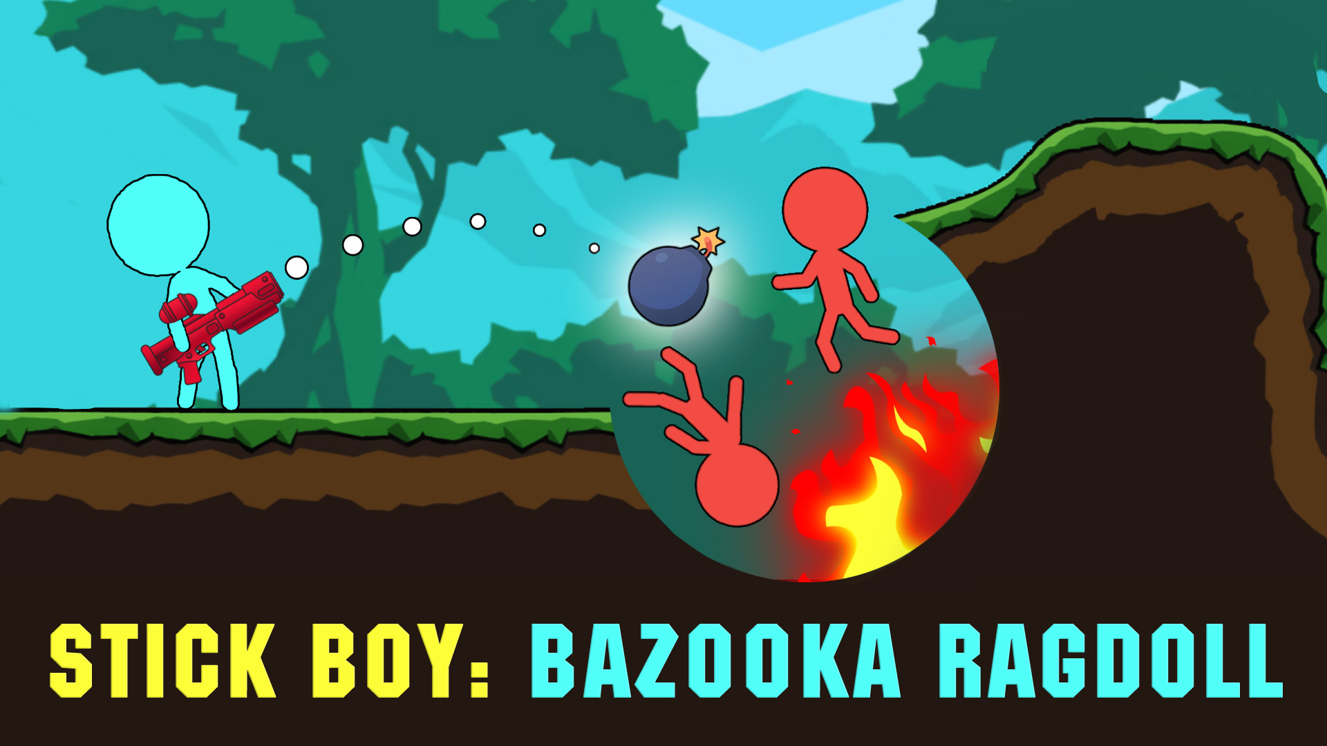 Arte da capa de Stick Boy: Bazooka Ragdoll