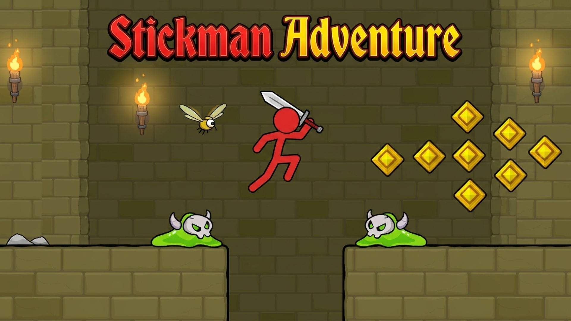 Stickman Adventure kapak resmi