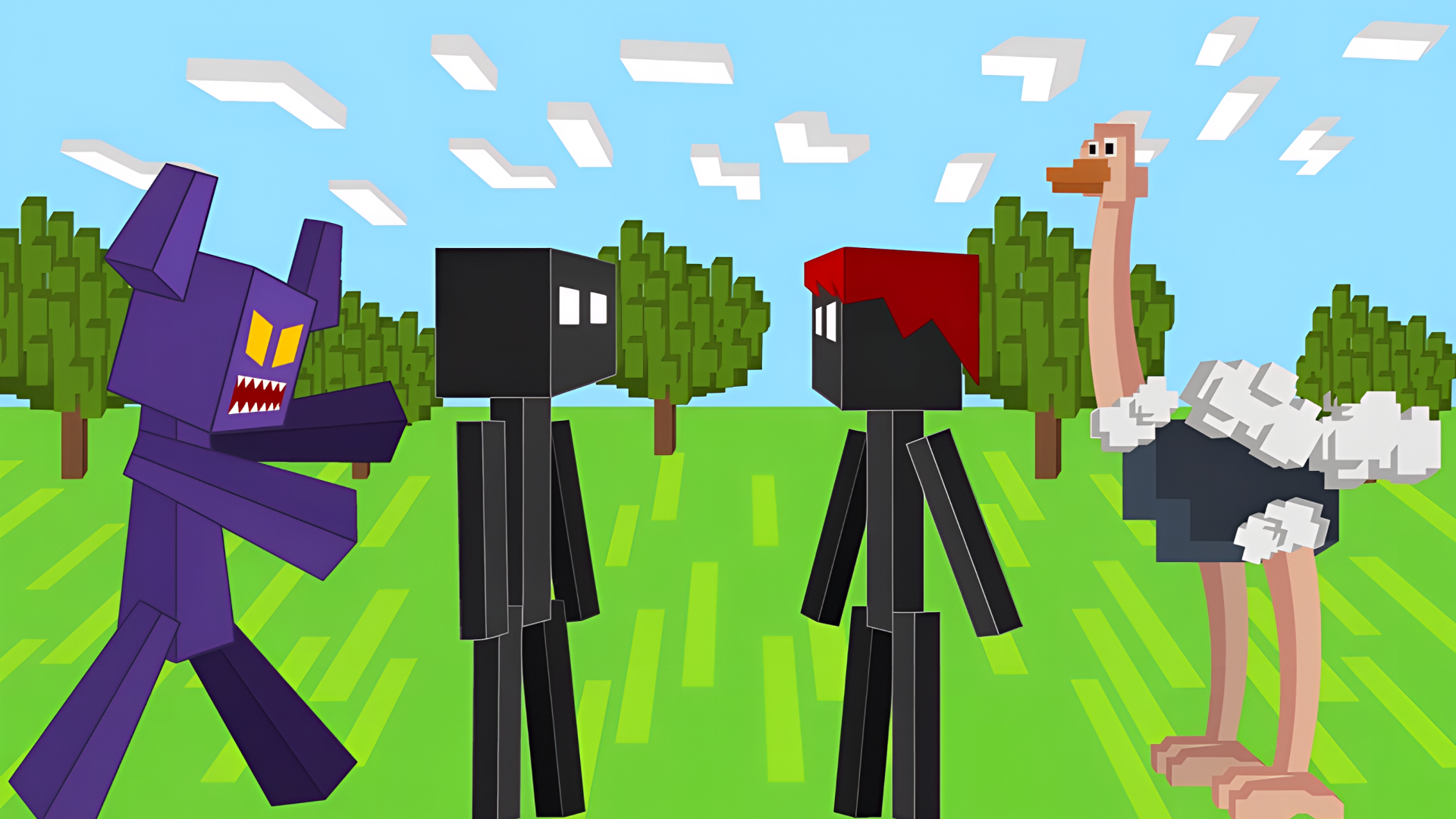 Arte da capa de Stickman in the world of crafting