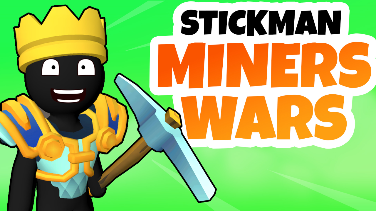 Arte da capa de Stickman Miners Wars