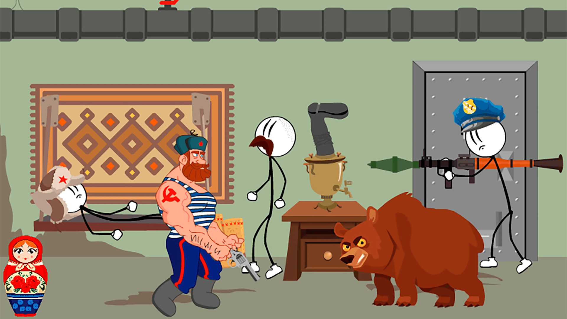 Imagen de portada de Stickman Soviet Prison