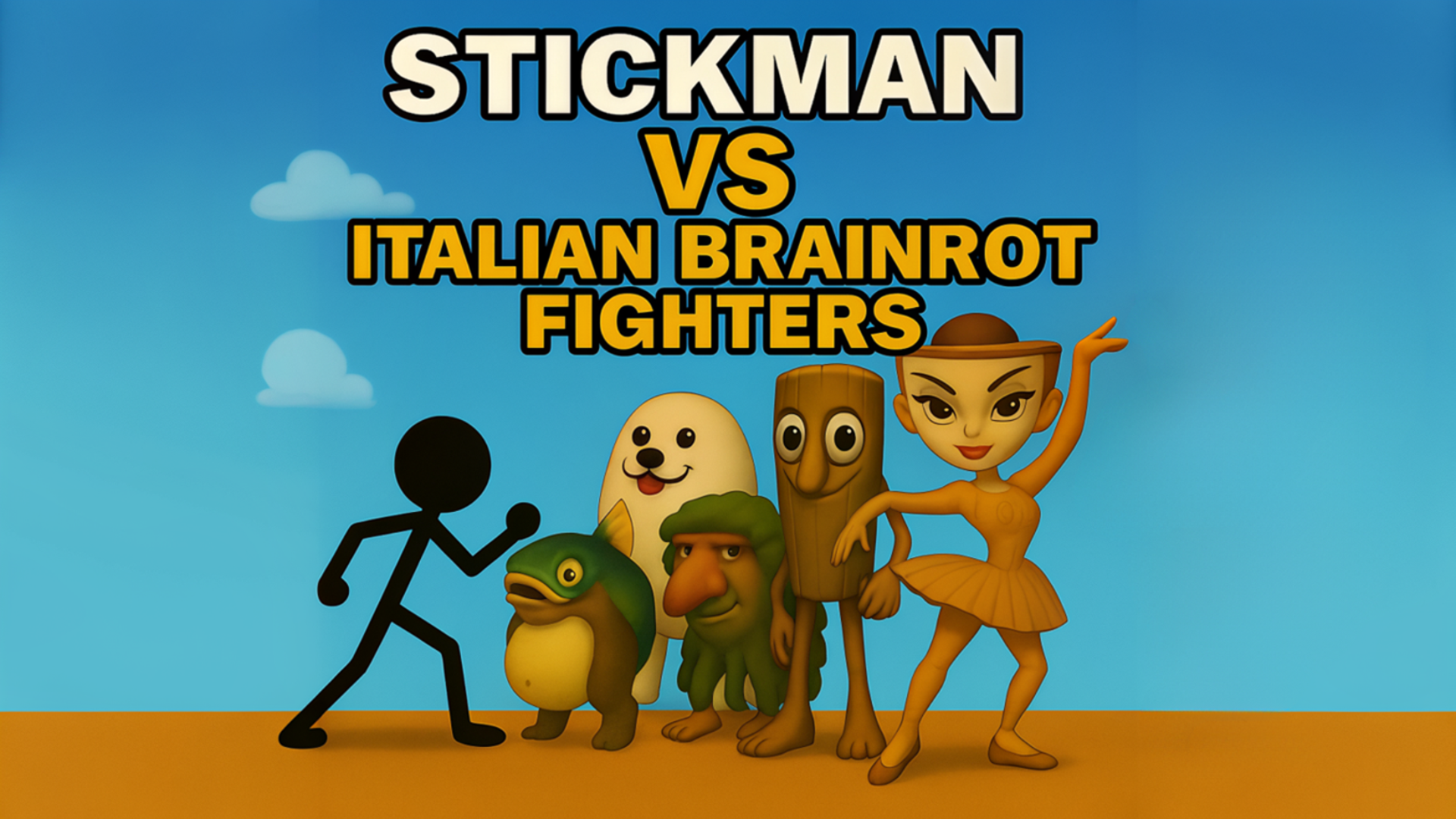 Imagen de portada de Stickman VS Italian Brainrot Fighters
