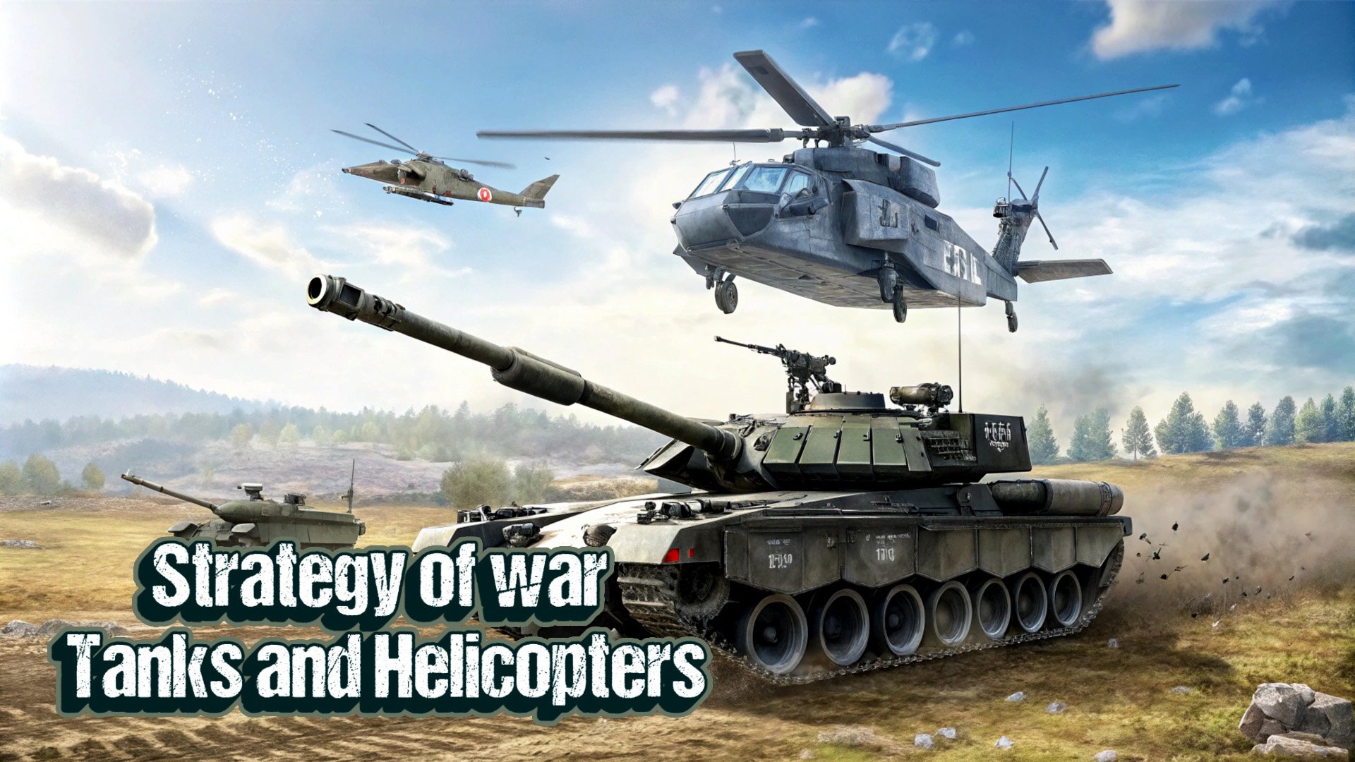 Strategy of war: Tanks and helicopters Coverbild