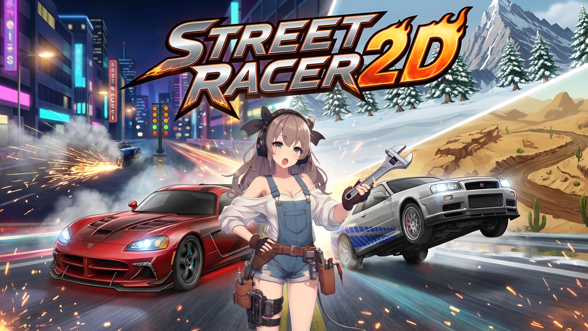 Street Racer 2D game artwork