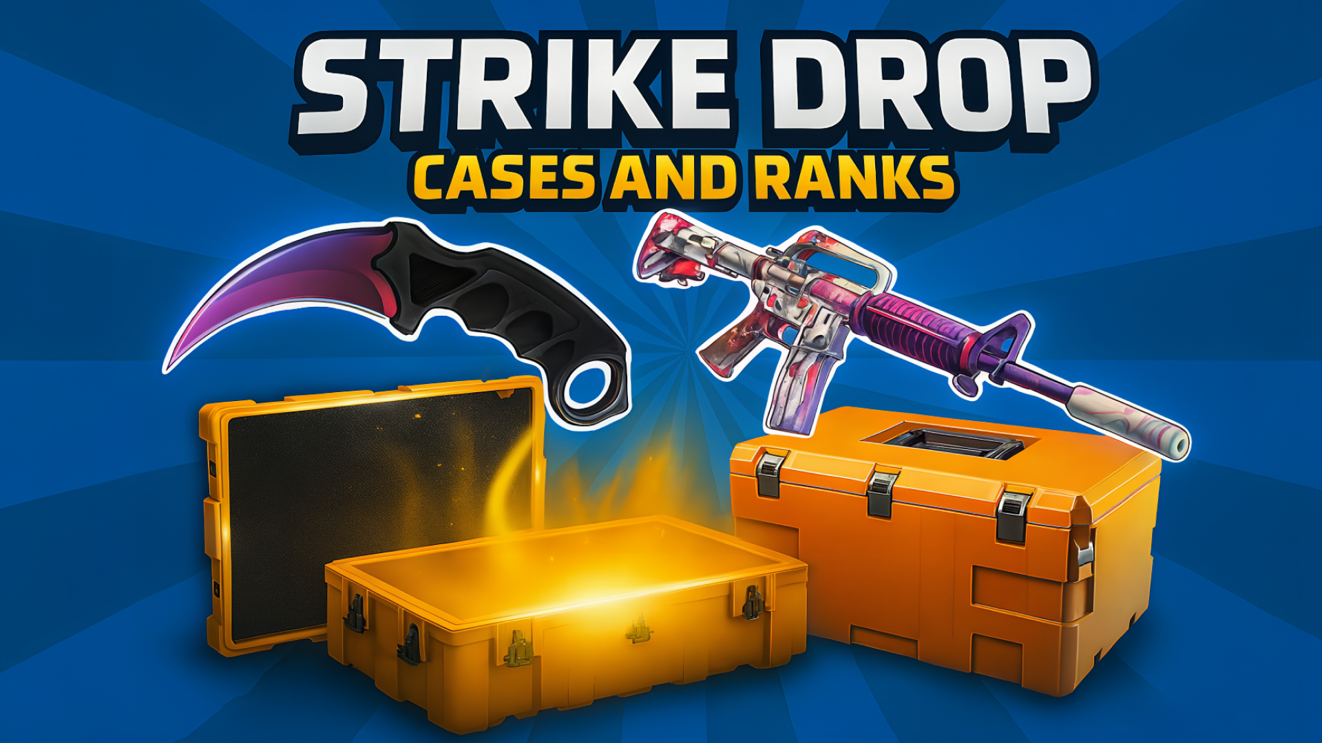 Gambar sampul Strike Drop - Cases and Ranks