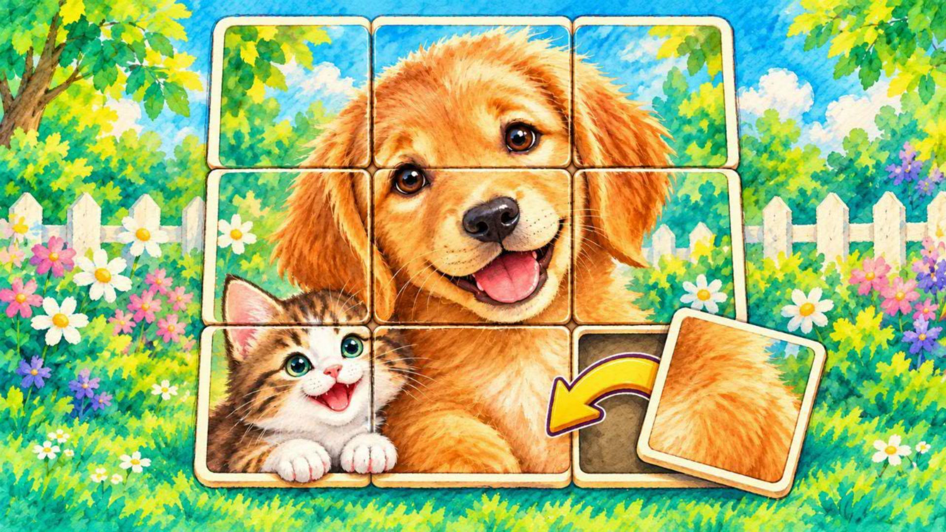 Swap & Reveal: Picture Puzzle Game | Playgama