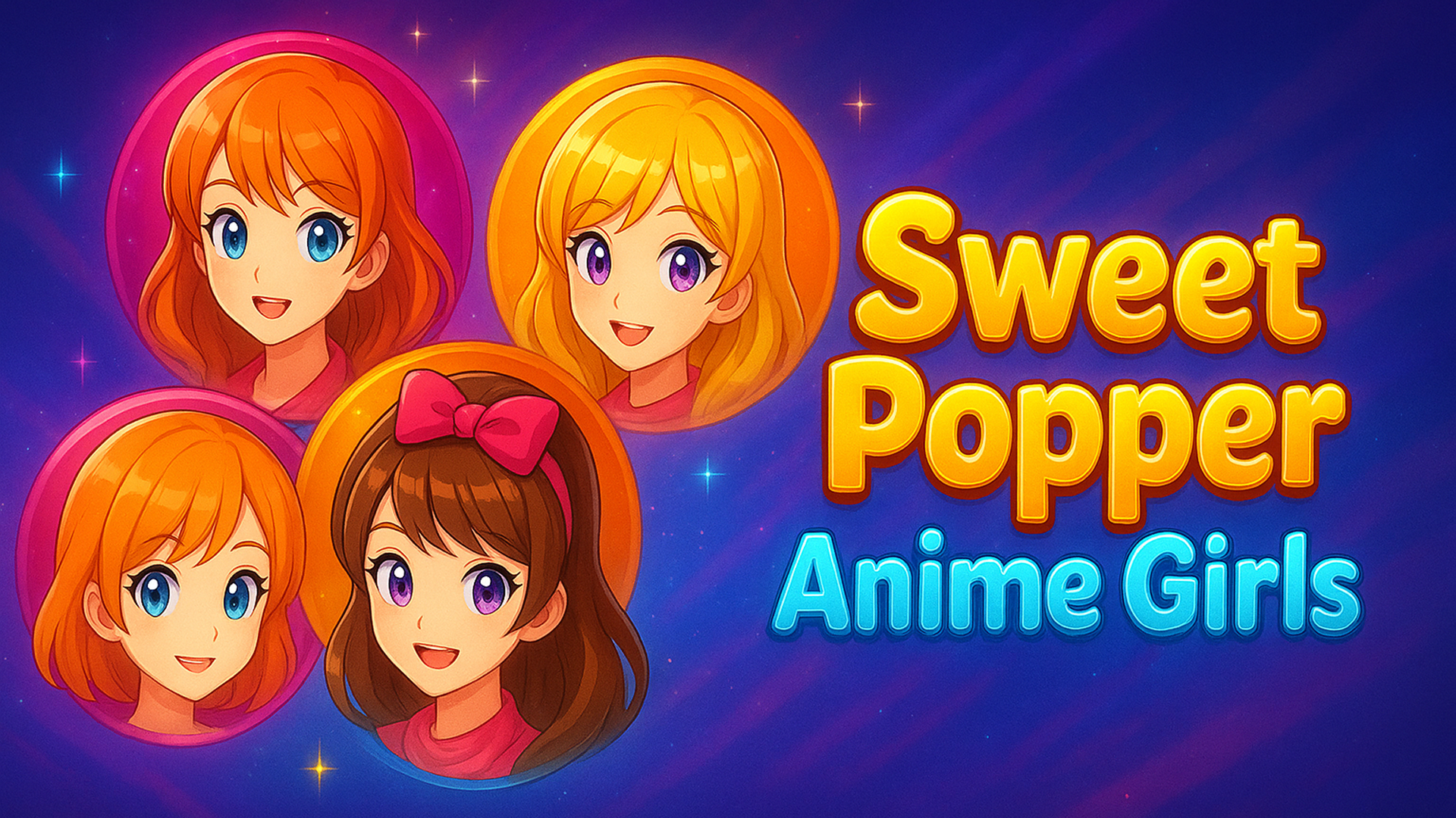 Sweet Popper: Anime Girls cover art