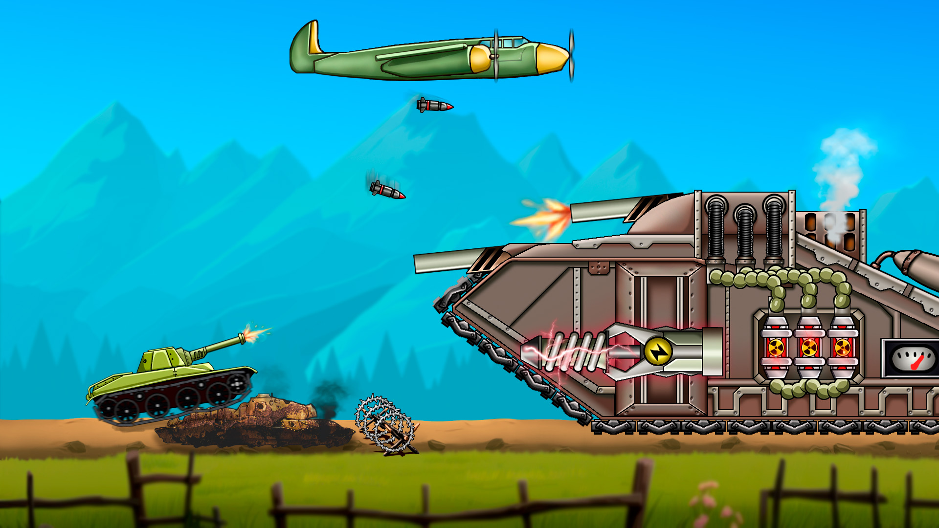 Tank Fury: Boss Battle 2D game thumbnail