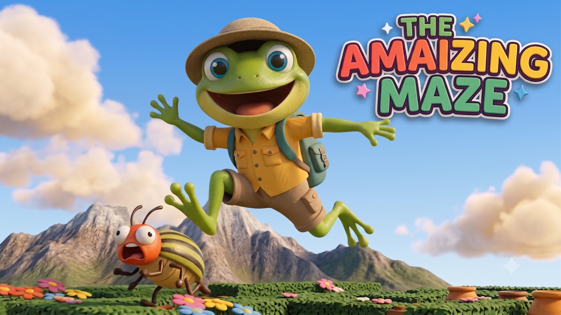 Arte da capa de The Amazing maze