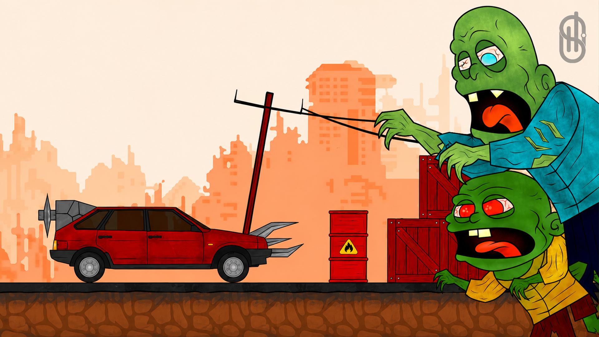 The Race of the Apocalypse: Crush the Zombies!