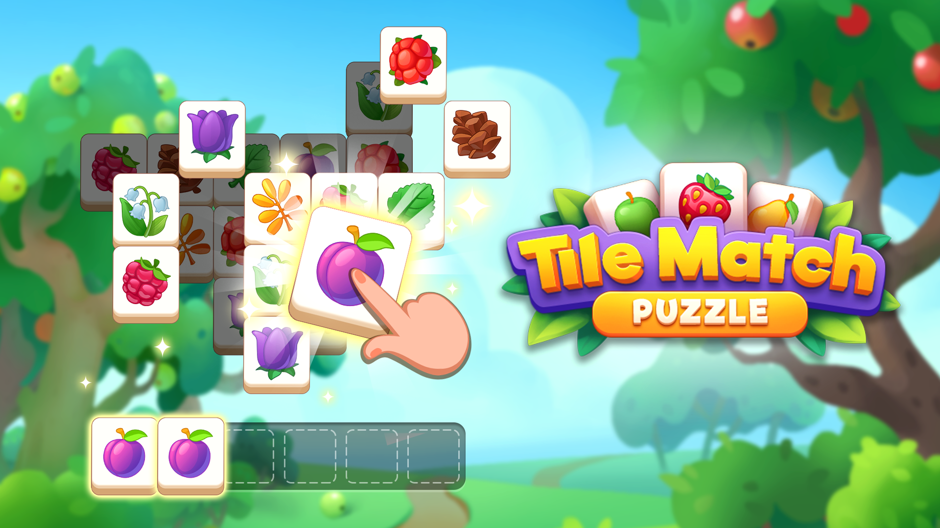 Tile Match Puzzle gameplay screenshot 1