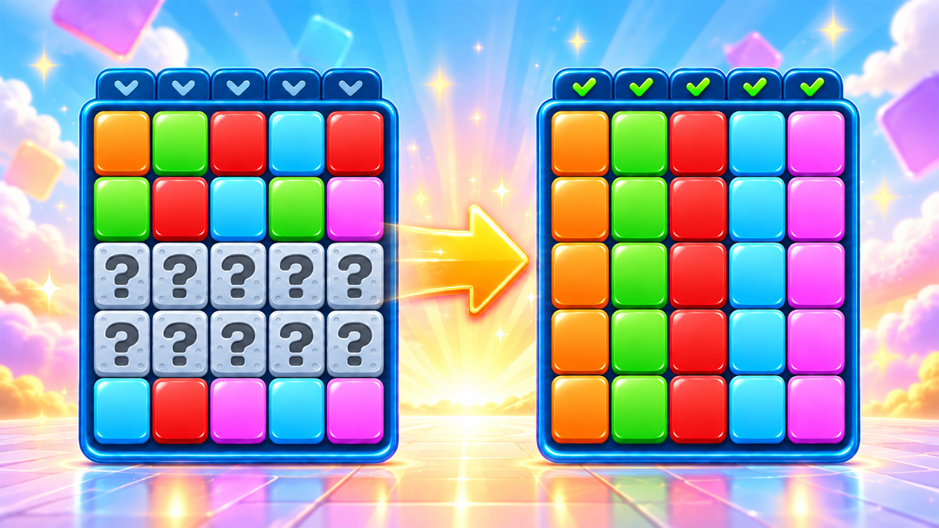 Tile Sort: Color Columns