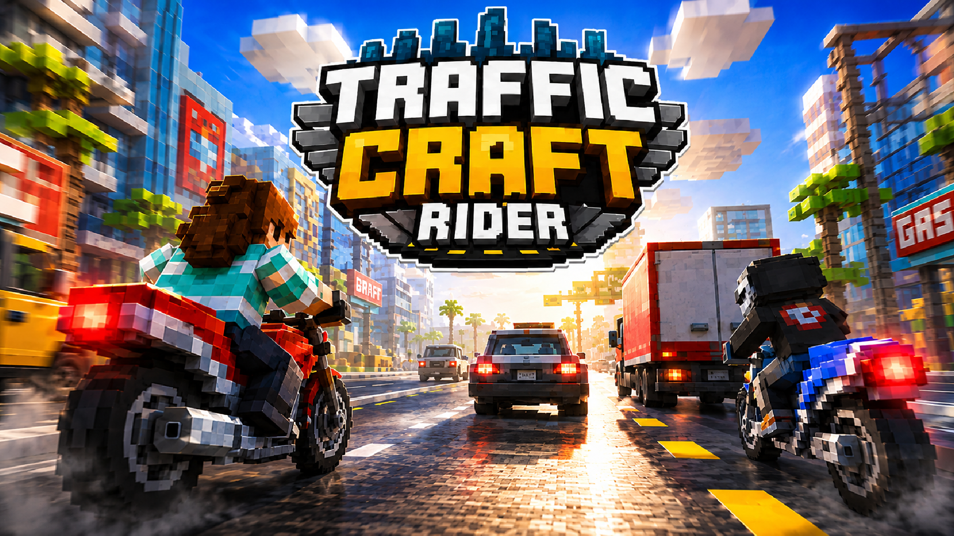 Traffic Craft Rider game artwork
