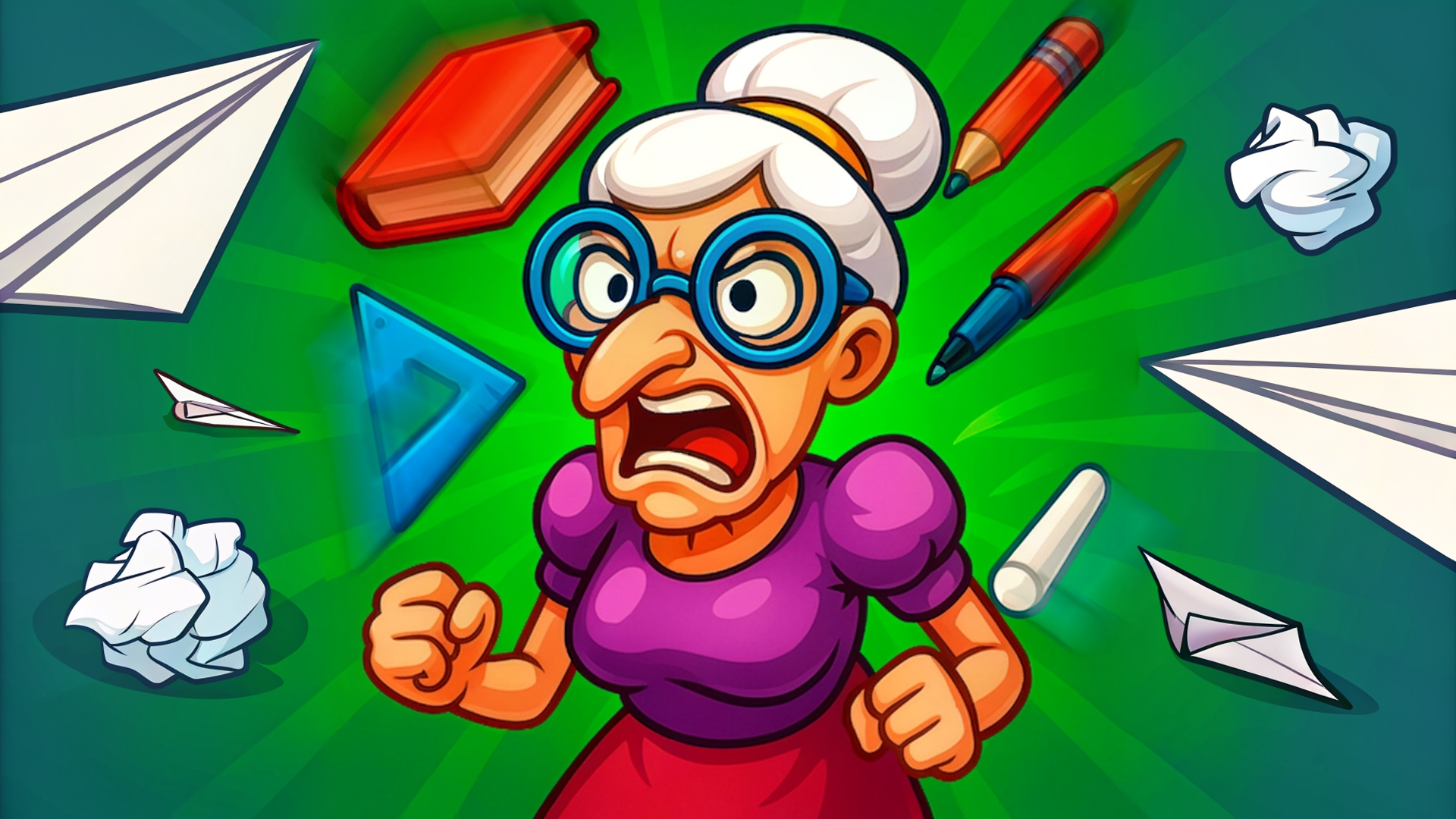 Troll the Teacher. School cover art