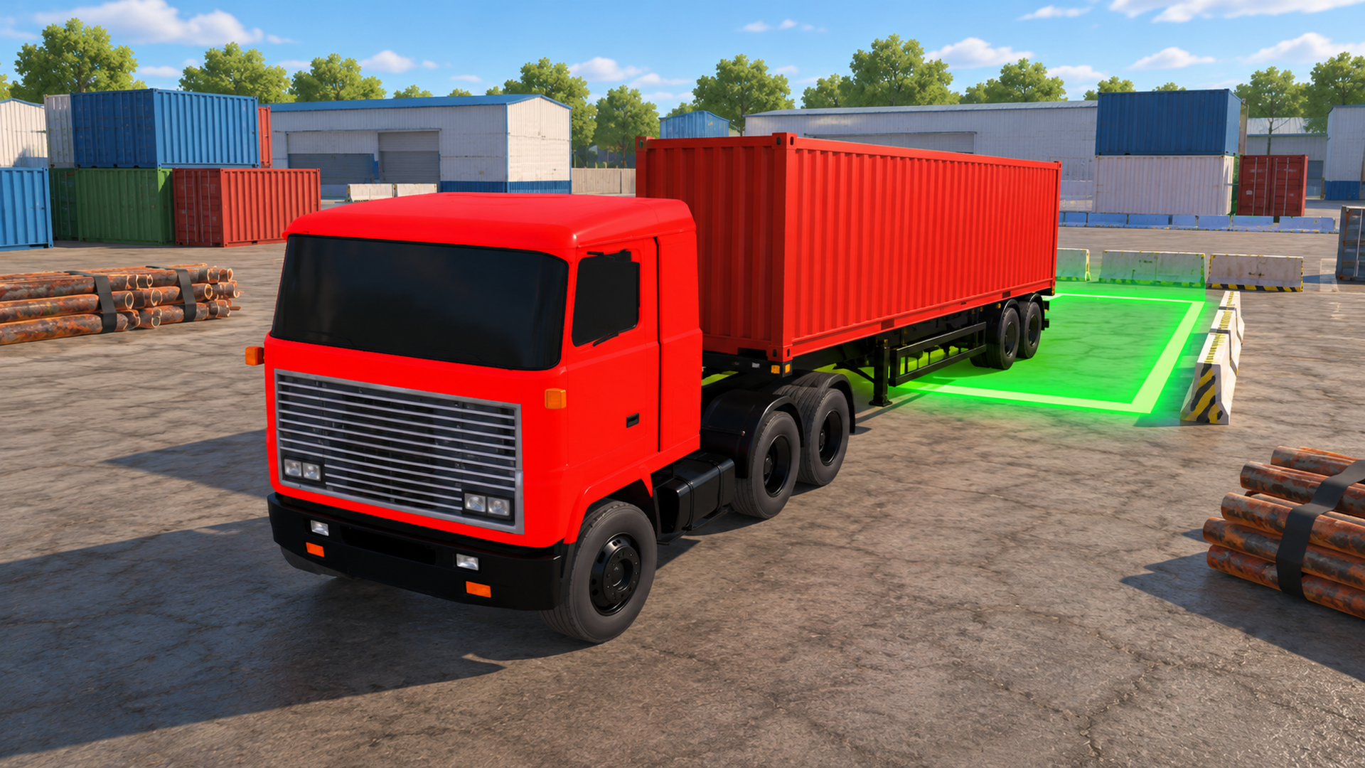 Arte da capa de Truck Parking: Trailer Challenge