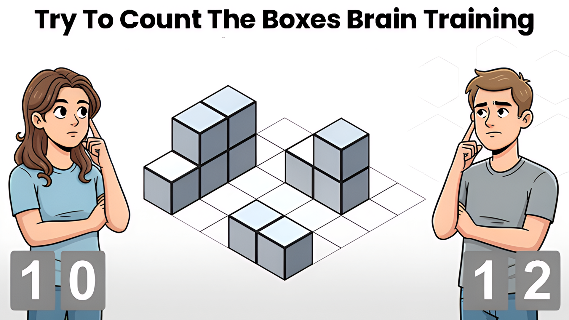 Okładka Try To Count The Boxes Brain Training