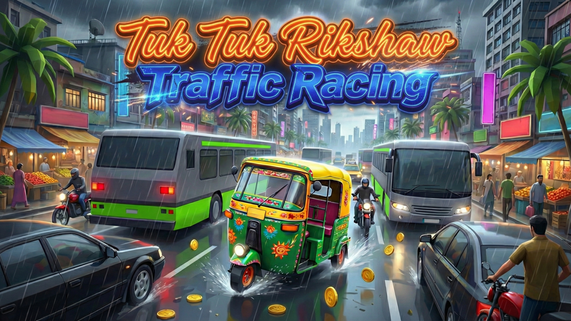 Copertina di Tuk Tuk Rikshaw Traffic Racing
