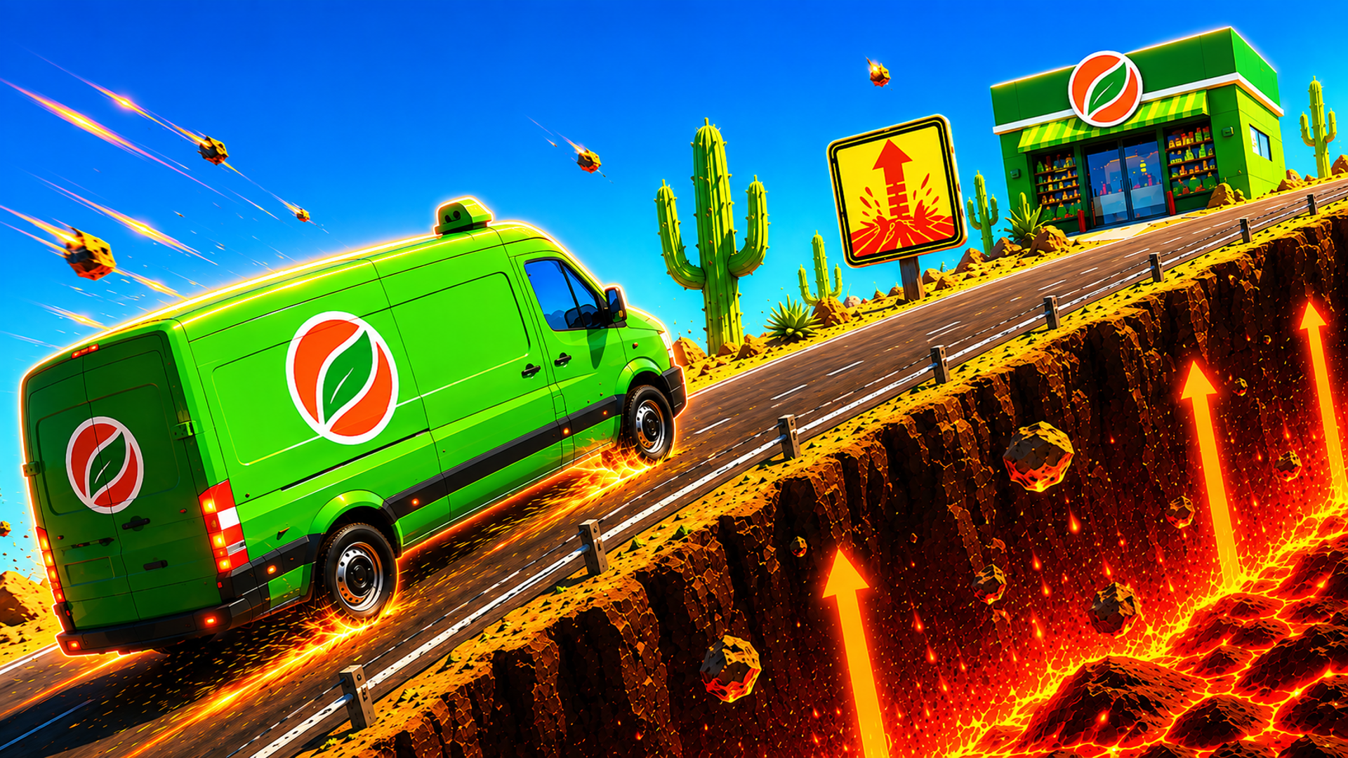 Turbo Delivery: Lava Escape